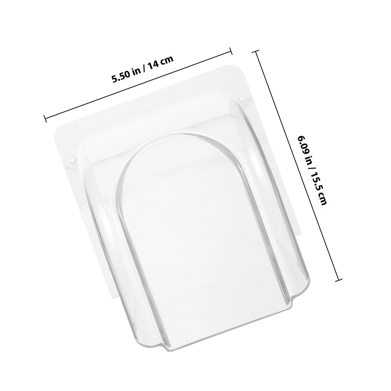 Doorbell Acrylic Rainproof Cover Waterproof Protector for Attendance Machine Outdoor Door Access Control Password Card