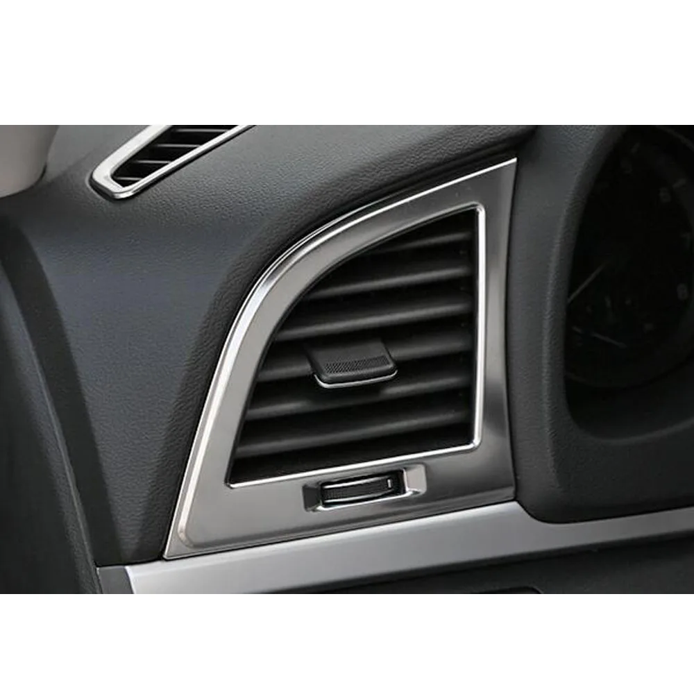 For Hyundai Elantra Avante 2016 2017 2018 2019 2020 Car Cover Stick Light Warning Caution Inner Outlet Vent Conditioning Trim