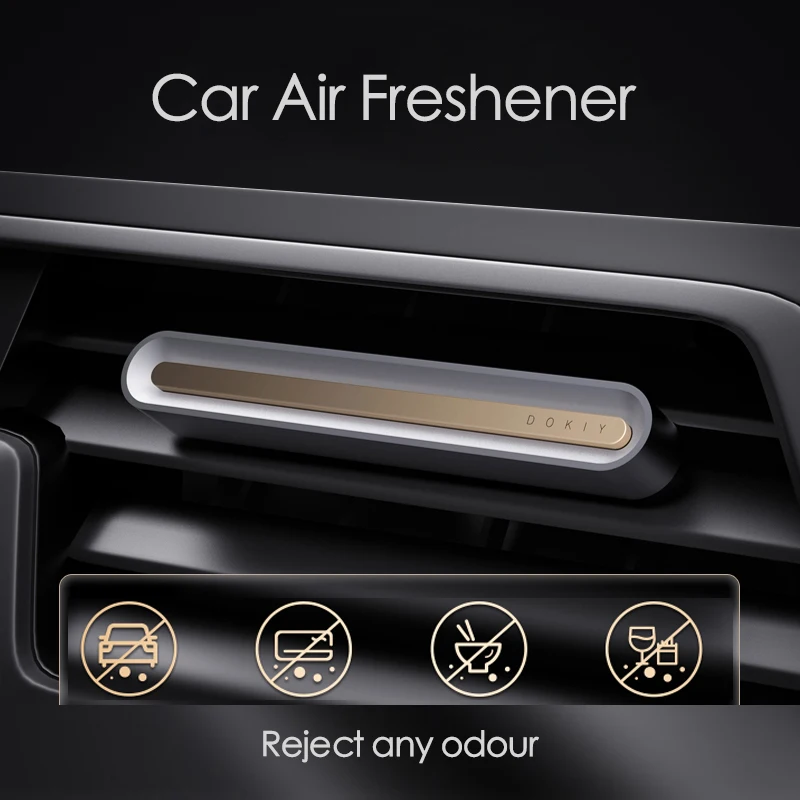 1pc Car Fragrance Diffuser Car Air Freshener, Alloy Long Lasting Fragrance Aromatherapy Air Vent Diffuser Car Interior Decoratio