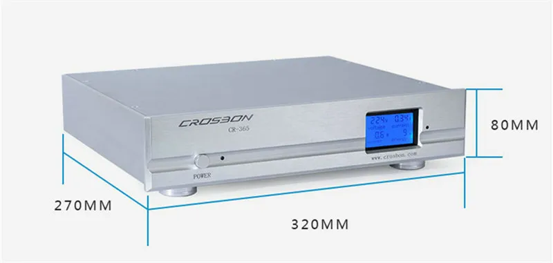 Crosbon CR-365 2800 واط * 3 مكبر للصوت DAC الصوت منقي مرشح الطاقة مكيف البرق حماية التيار المتناوب مخرج طاقة LED العرض #5