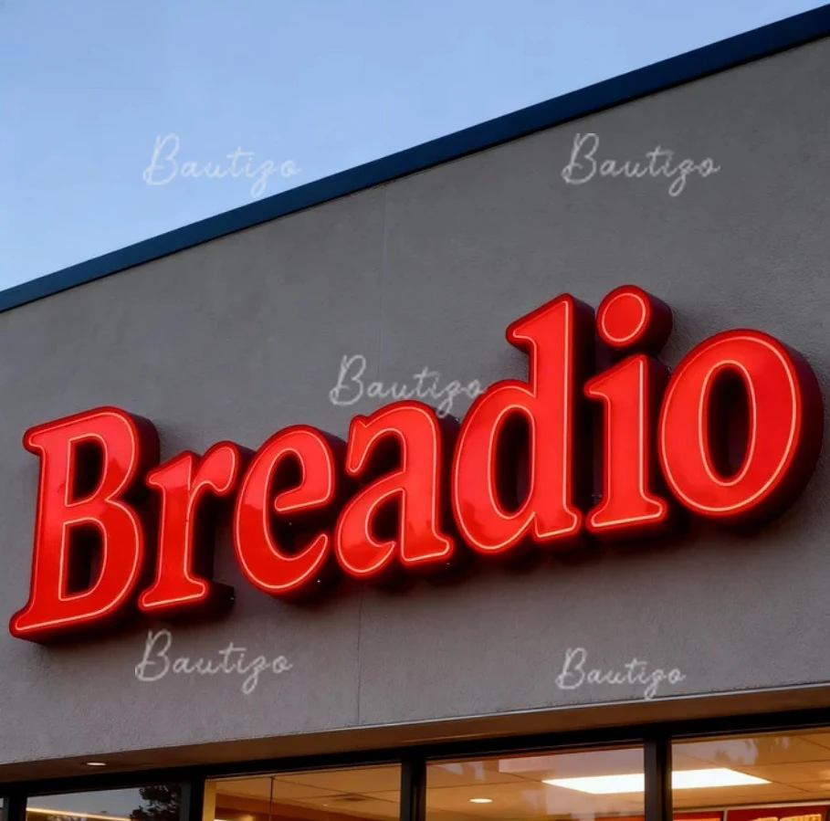 علامة أعمال مخصصة ثلاثية الأبعاد شعار صالون معدني حرف LED باللون العبري بإضاءة خلفية للاستقبال ديكور إعلاني عيادة لافتة منزل نيون