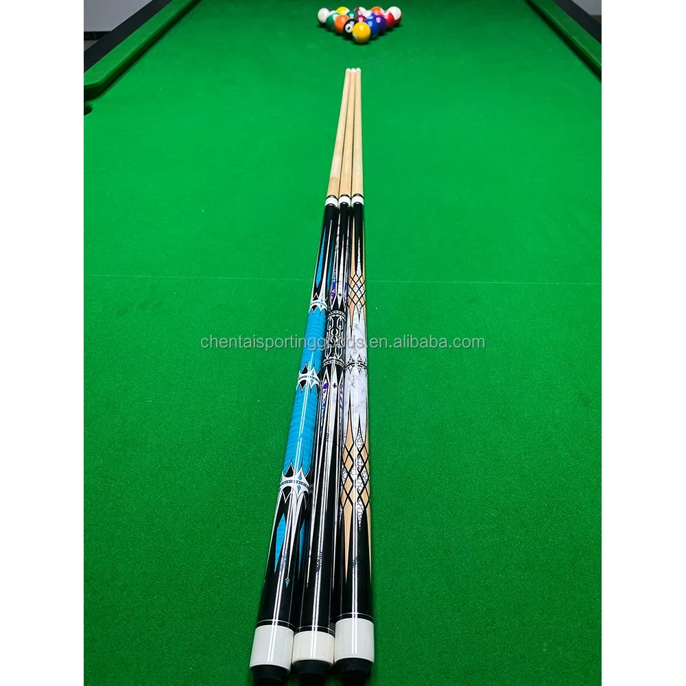 

Factory Price Cheap Billiard Cues Chinese Style Billiard Pool Cue 11-13mm Big Head American Nine Ball Snooker & Billiard Cues