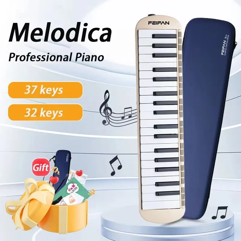 

Professional 37 Keys Melodicas Children Beginner 32 Keys Melodica Portable Musical Keyboard Melody Button Accordion Instruments