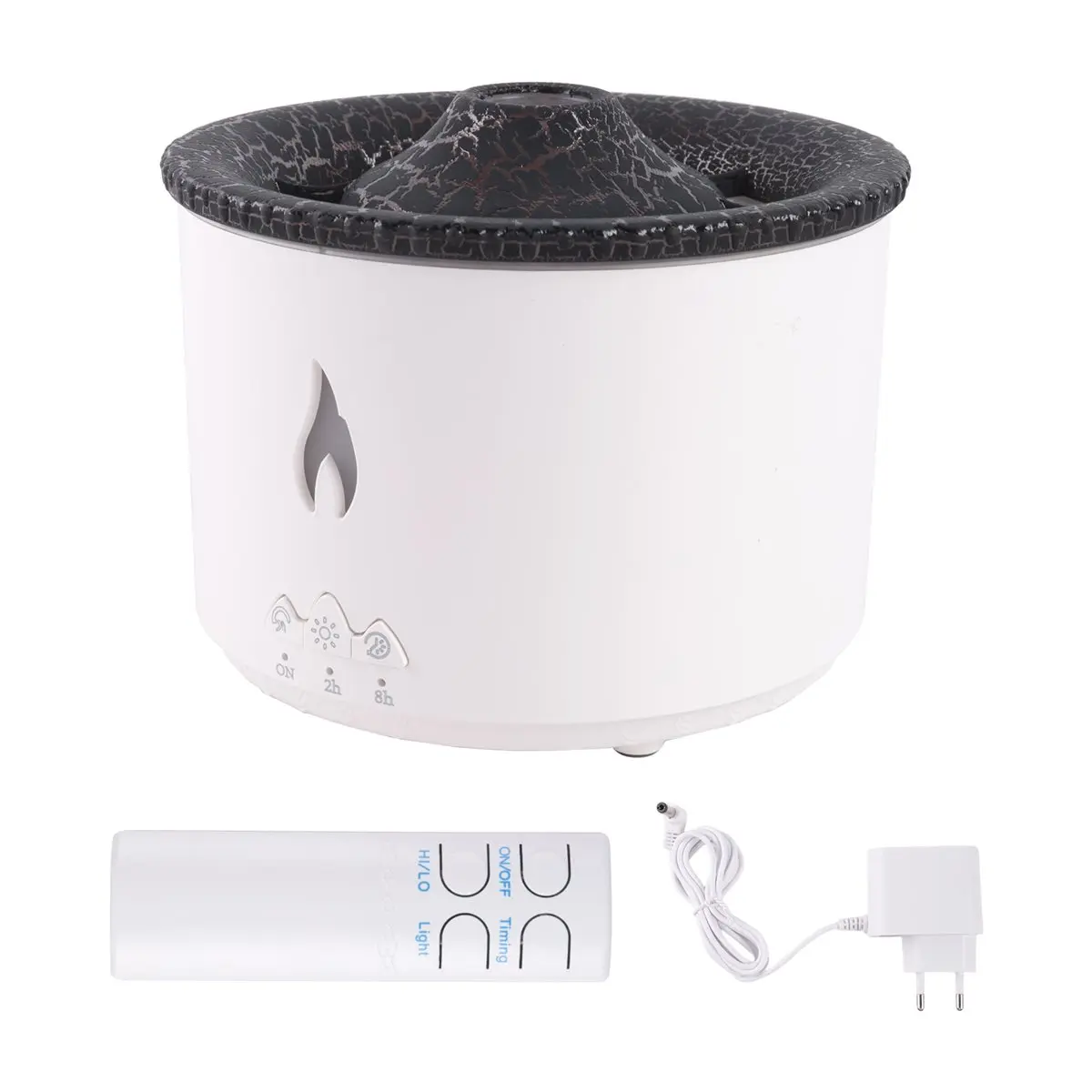 Utility Design Ultrasonic Humidifier with Aroma Diffuser for Home Sleep Improvement and Respiratory Health White, 300ml Capacity