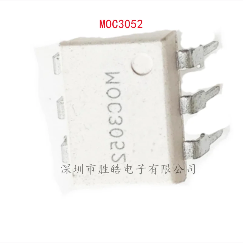 

(10PCS) NEW MOC3052 3052 Bidirectional Thyristor Driver Coupler Straight Into DIP-6 Integrated Circuit