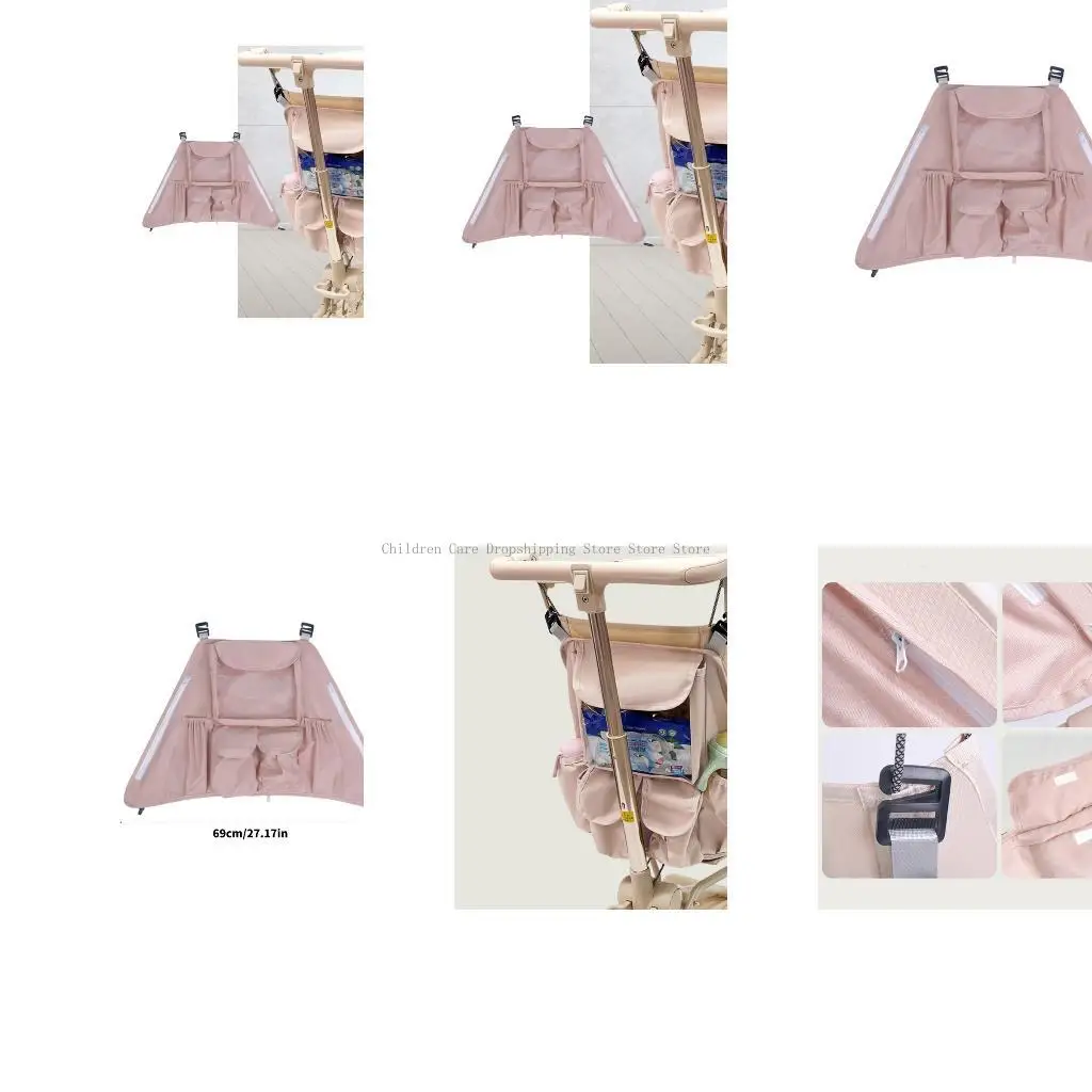 

Multifunctional Strollers Organiser Waterproof For Baby Diapers Toy Phones