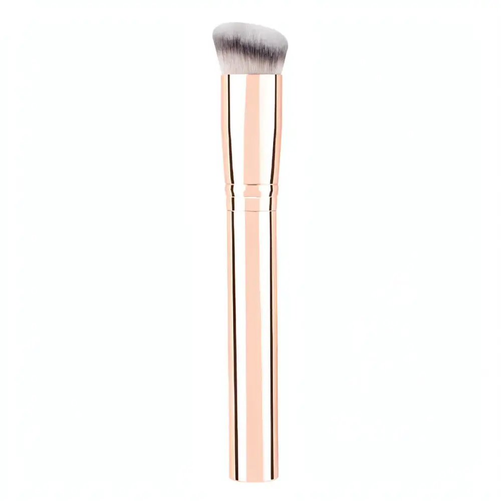 Premium Angled Concealer Brush Synthetic Hair For Flawless Face Makeup Soft Bristles Durable Aluminum Handle Professional Tool