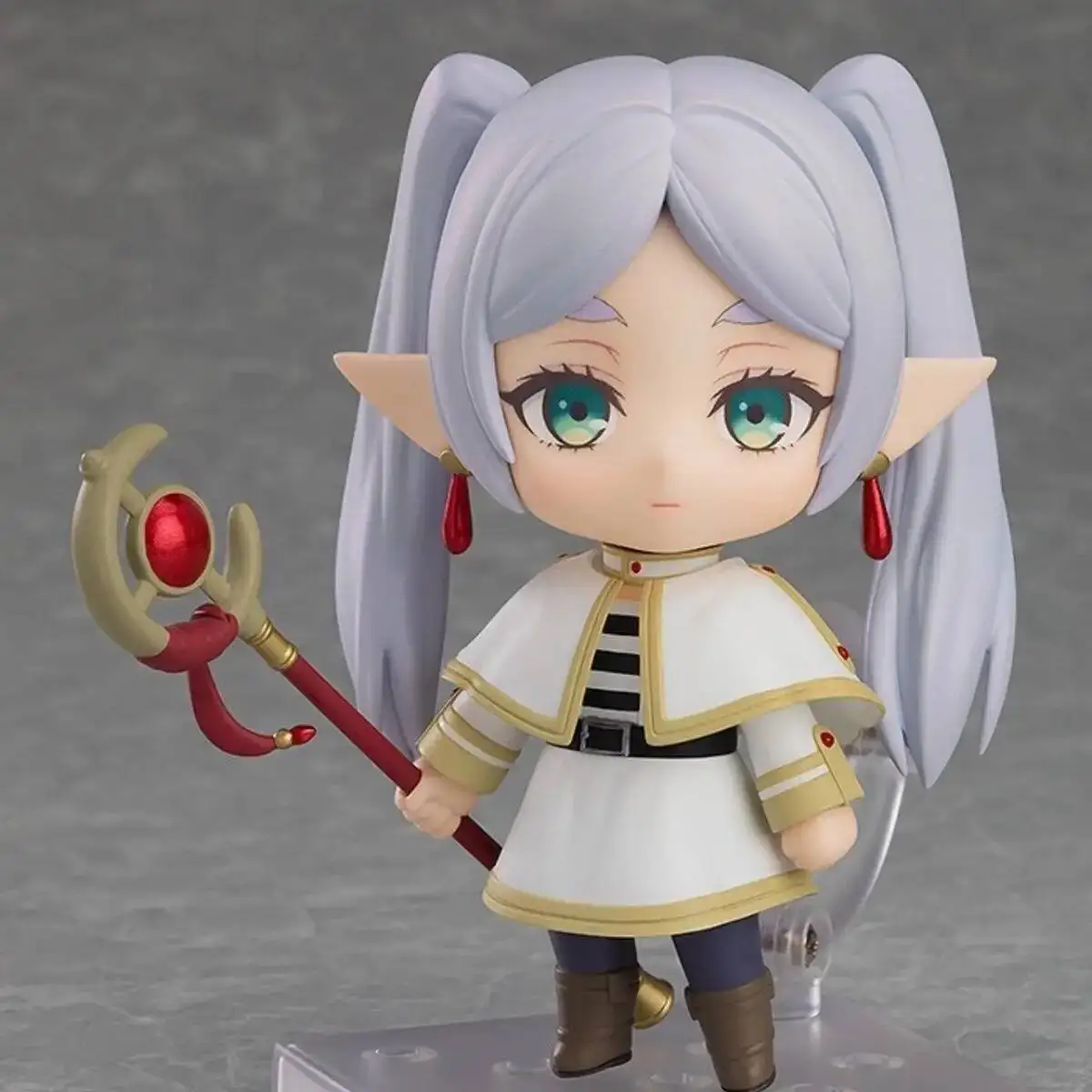 

10Cm GSC Journey's End Acg Nendoroid Frieren Fern Poseable Face Plates Figure Anime Collectible Model For Children Gift