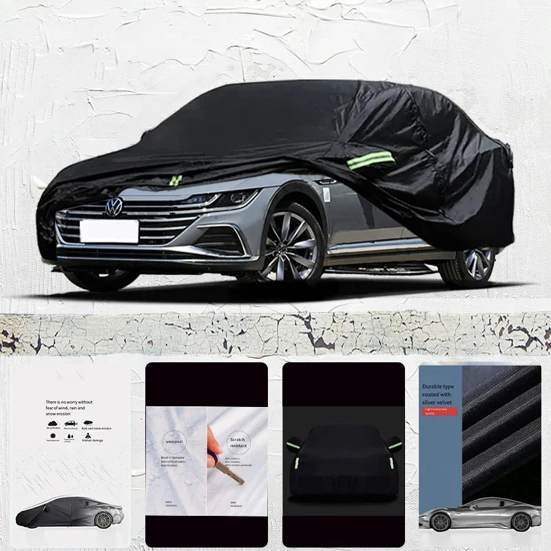 

For-Volkswagen-CC-Anti-UV-Sun-Shade-Rain-Snow-Resistant-Black-Cover-Dustproof-Car-umbrella-Full