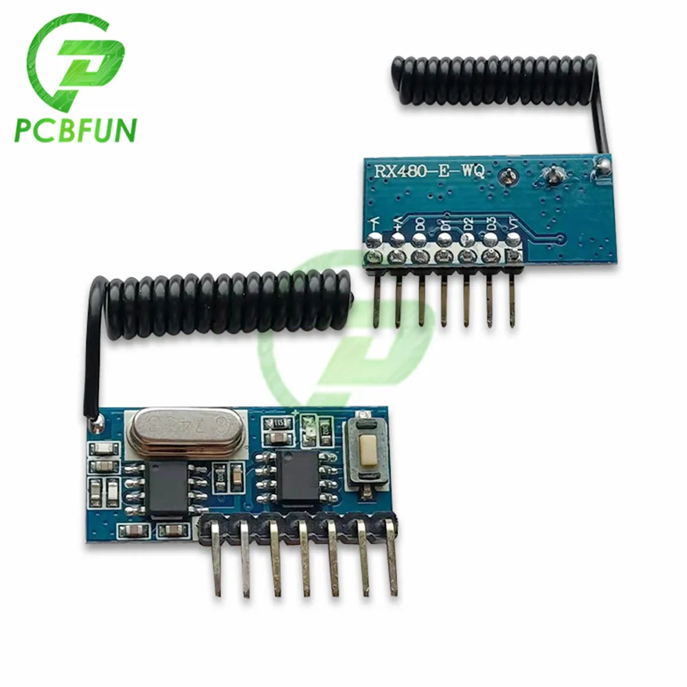 Wireless 433Mhz RF Module Receiver and Transmitter Remote Control Receiver Module