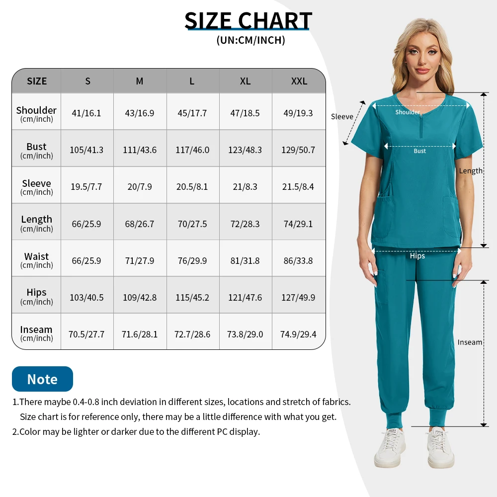 Unissex uniformes médicos dos homens roupas de enfermagem médico traje feminino beleza workwear enfermeira esfrega ternos dentista clínico topos calças
