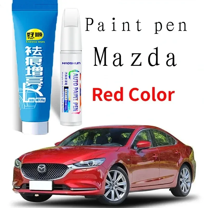 Geeignet für Mazda 3 cx4 Atz rot cx5 atez 6 Rot 41V 46V A3E A4A 32V Kratzerentferner Kratzer-Ausbesserungsstift Soul Red 41V – Detail 1
