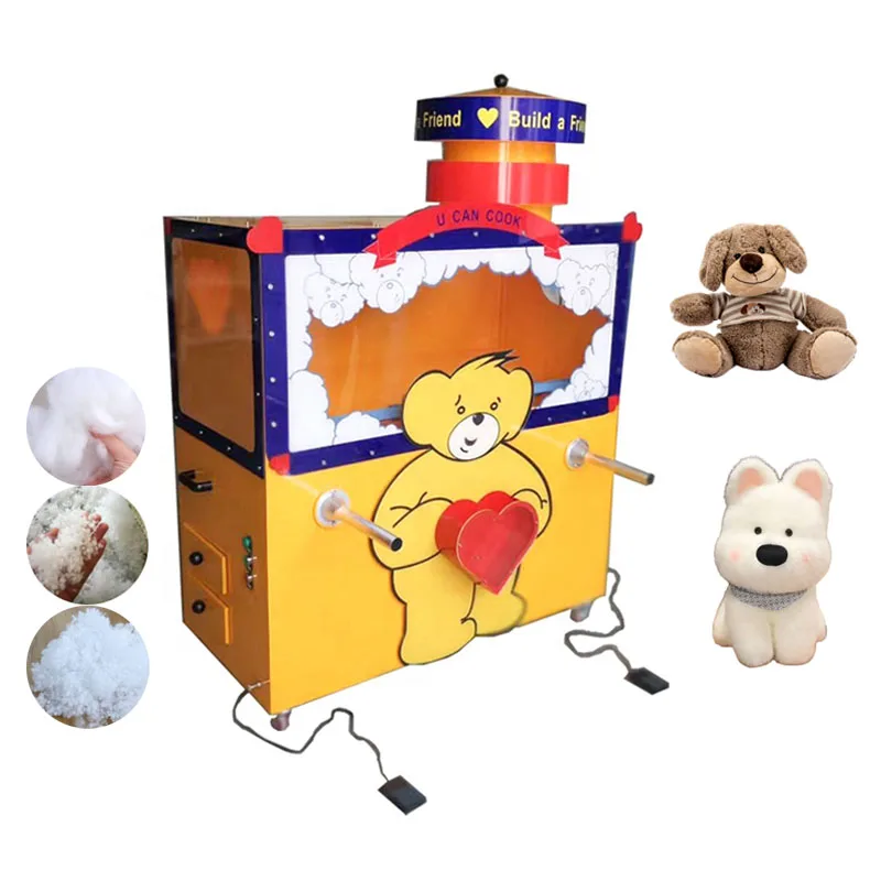 High Speed Plush Toy Stuffing Machine Teddy Bear Making Machine