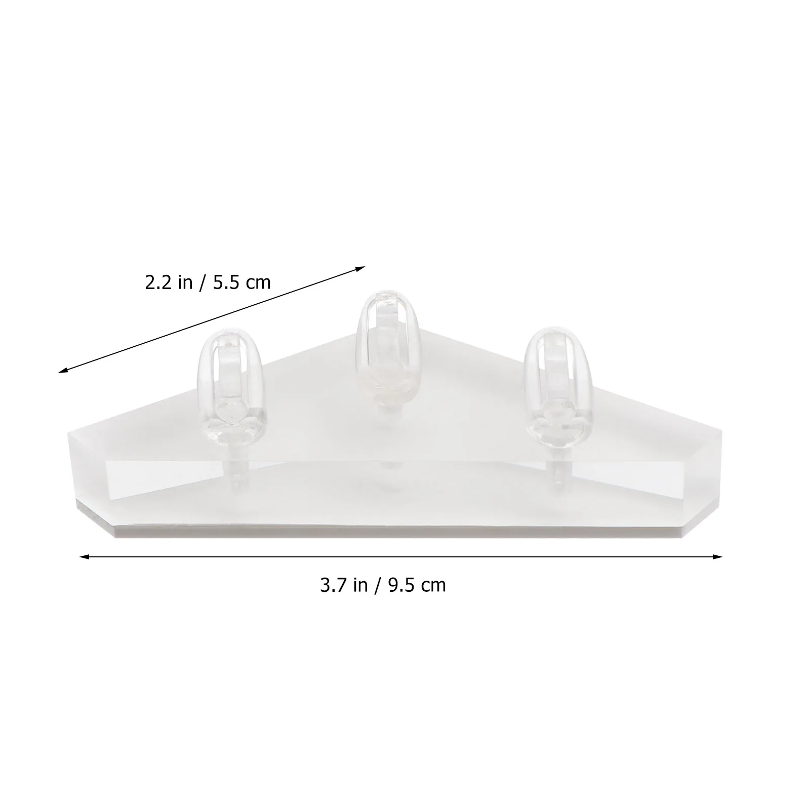 

1Pcs Ring Display Stand Transparent Acrylic Jewelry Storage Rack Compact Size Perfect for Home Shop Use Durable Ring Holder