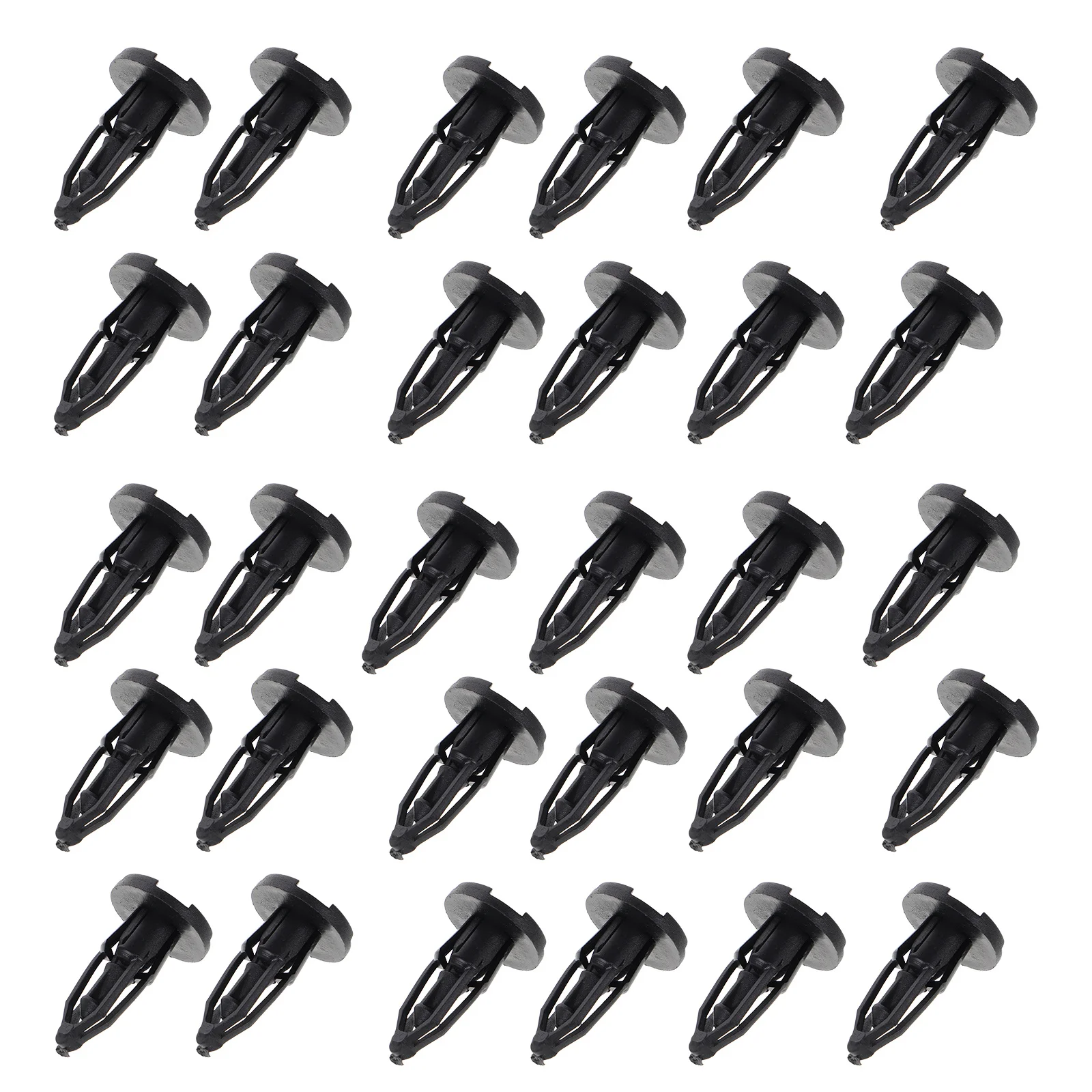 

50Pcs Car Nylon Rivets Push Pin Clips Bumper Fastener Kit Easy Installation Reliable Car Fastener Clips Automotive Fasteners