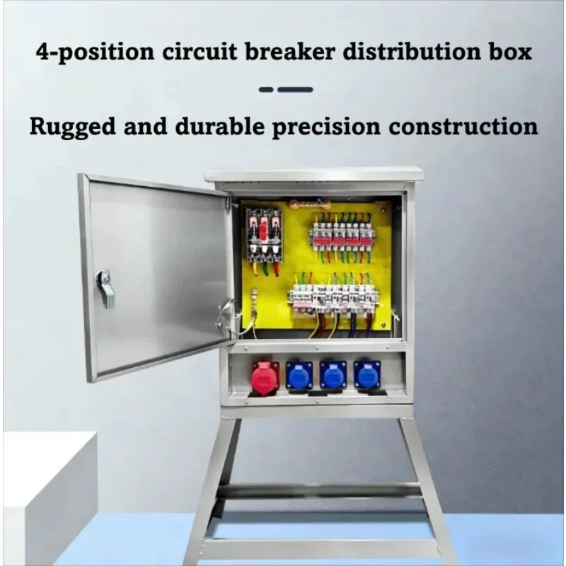 Stainless Steel Distribution Box 220V 380V Explosion Proof Waterproof Socket Box For Construction Industrial Renovation