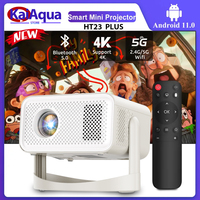 KaiAqua Native 1080P 4K Android11  360° Projector With Auto Keystone Wifi6 BT5.0 Portable Outdoor Projectors Home Theater Cinema