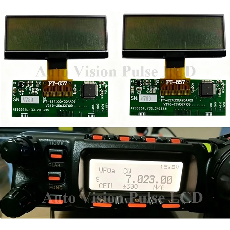 FT-857D Original New OEM LCD For YAESU FT-857 FT-857D LCD Display Screen Replacement Part 