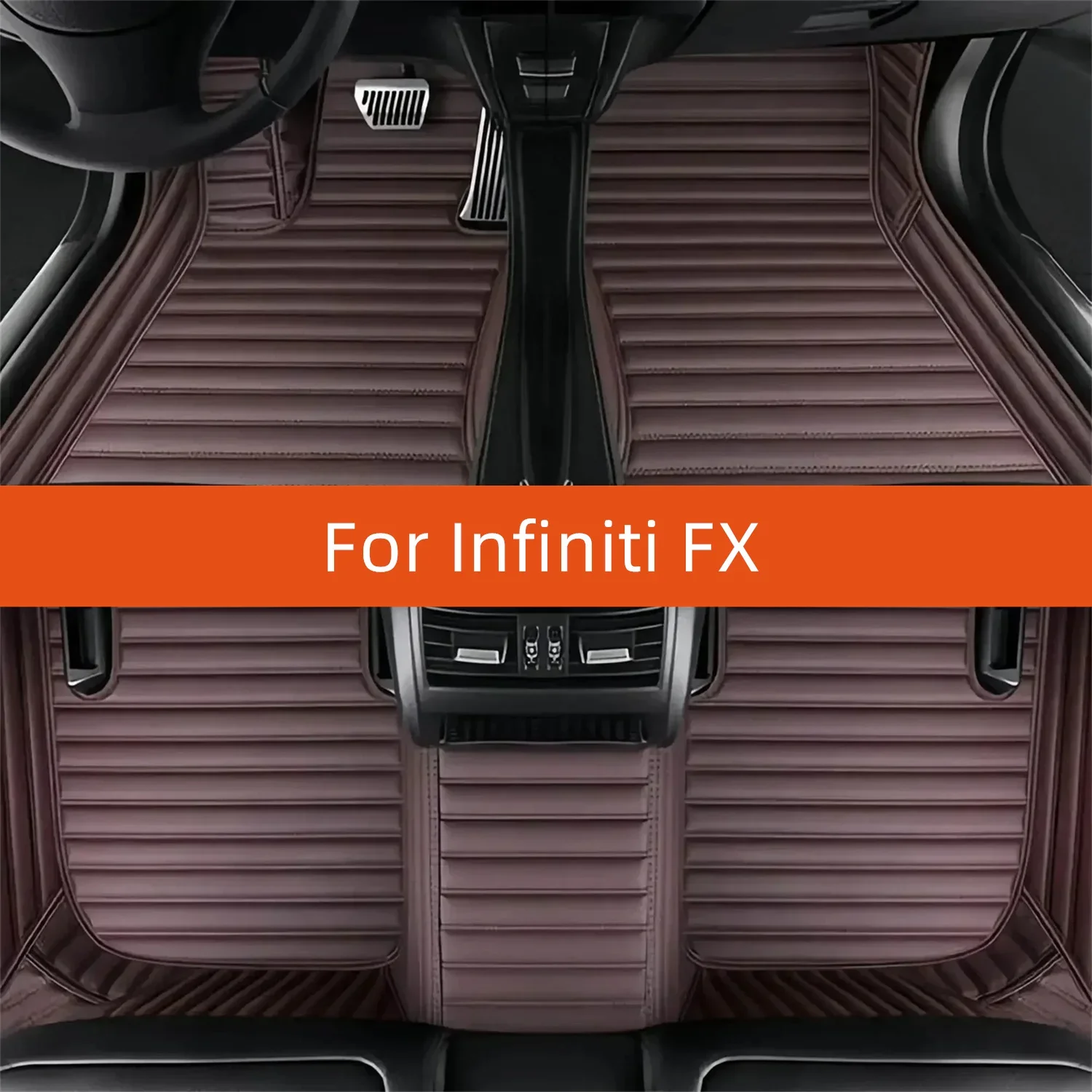Custom Leather Car Floor Mat For Infiniti FX 2013 2012 2011 2010 2009 Car Mat Interior multicolor
