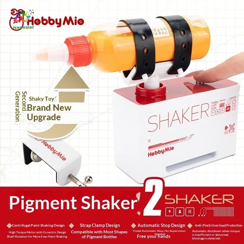 

HobbyMio Paint Shaker V2 2nd Gen Centrifugal Paint Mixer Auto Shut Off Overload Protection for Gundam Scale Model Hobby DIY Tool