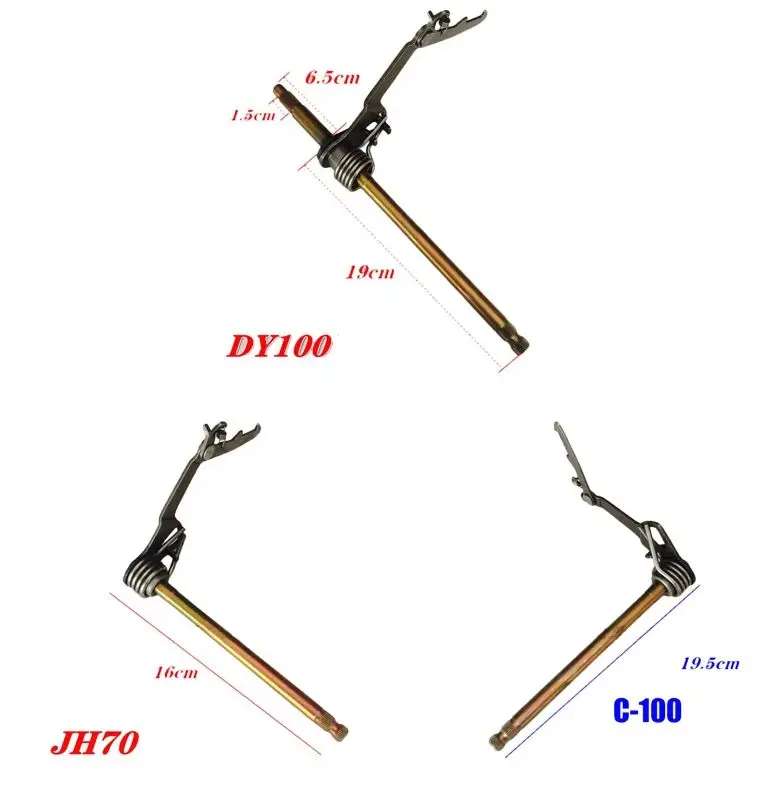 

Motorcycle Spindle Gearshift for Honda LIFAN DAYANG Jialing Loncin Dayun C70 DY70 JH70 C100 DY100 C90 C110 Gear Shift Axle Shaft