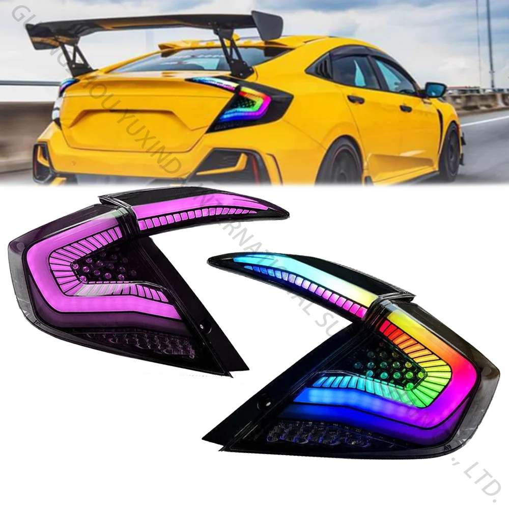 

SINDAR RGB modified taillight LED24V for Honda Civic 2016-2021 10th generation sedan new design