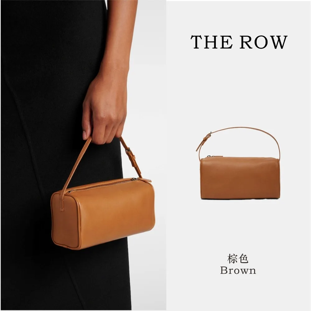 حقيبة حامل القلم 2025 مقلمة PU كلاسيكية بتصميم متخصص حقيبة أسطوانية راقية حقيبة يد عصرية للإبط