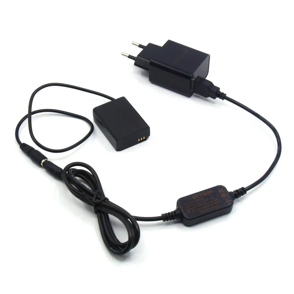 BP1030ดัมมี่แบตเตอรี่ + QC 3.0ที่ชาร์จอย่างรวดเร็วสายอะแดปเตอร์ USB สำหรับ Samsung NX200 NX210 NX1000 NX300 NX2000กล้อง BP1130