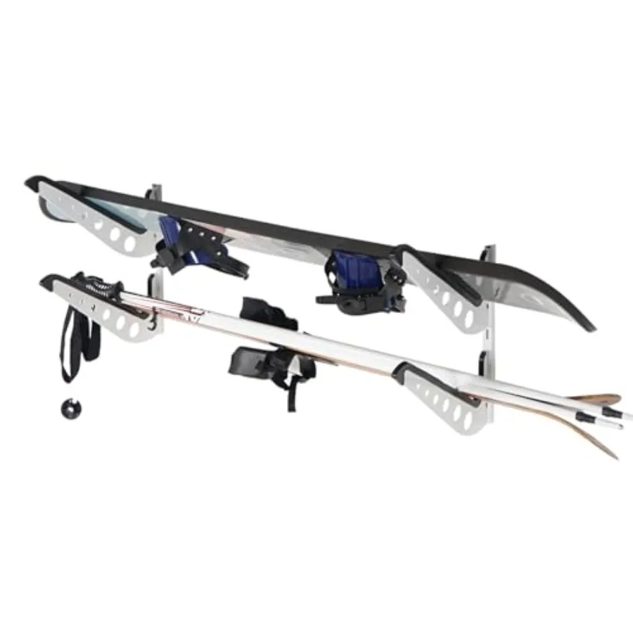 

Snowboard Wall Racks, Adjustable Storage Rack for Ski, Surfboard, Wakeboard, Snowboard Wall Mount Display