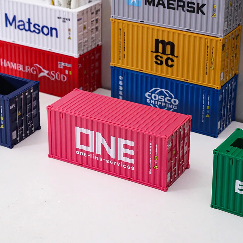 

Diecast Model 1:35 Scale Ship,Train and Truck 20FT Container Model Ornament Simulation Plastic Business Gift,Customized LOGO