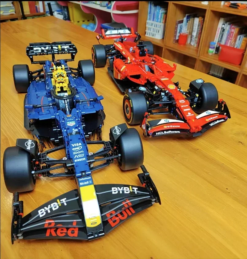 

IN STOCK 2025 New Technology 42206 42207 Red and Blue Sports Racing Blocks City Super Car Bricks Toys Boys Festival Gifts