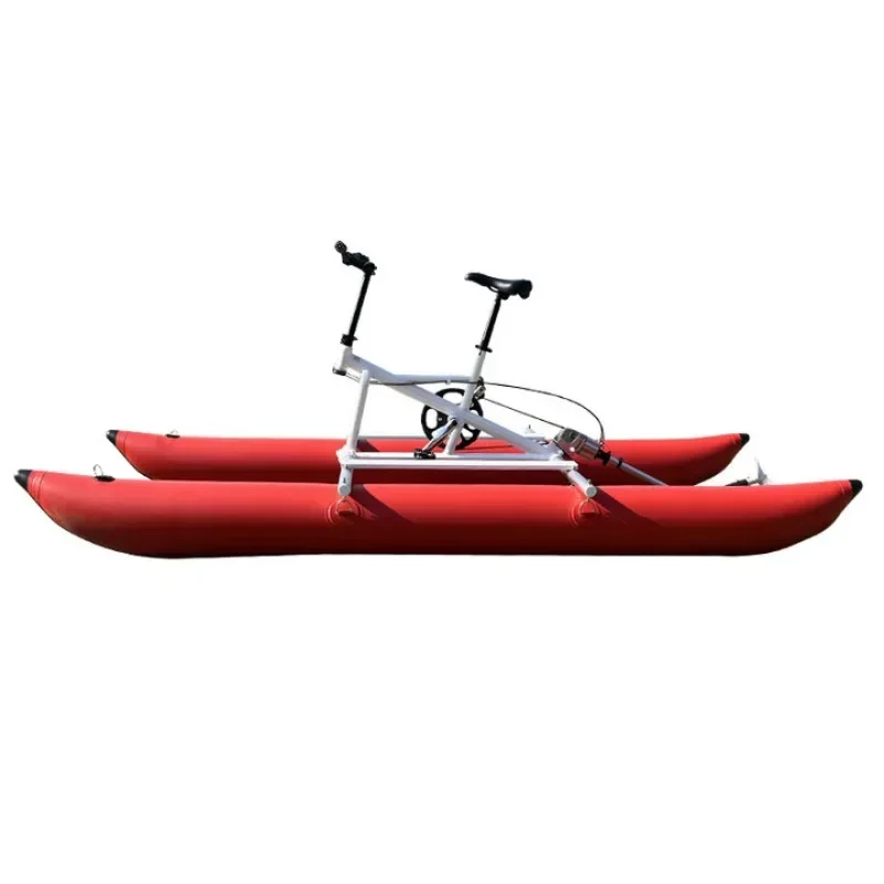 Water Single Bicycle Pedal Bicycle Recreation Surfboard Bicycle