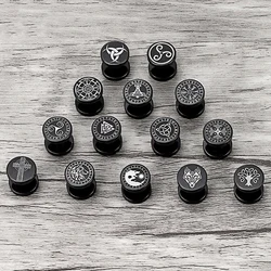 Fashion Nordic Dark Style Stainless Steel Viking Ear studs Vacuum Plated Classic Punk Earrings Suitable For Men Women's To Wear