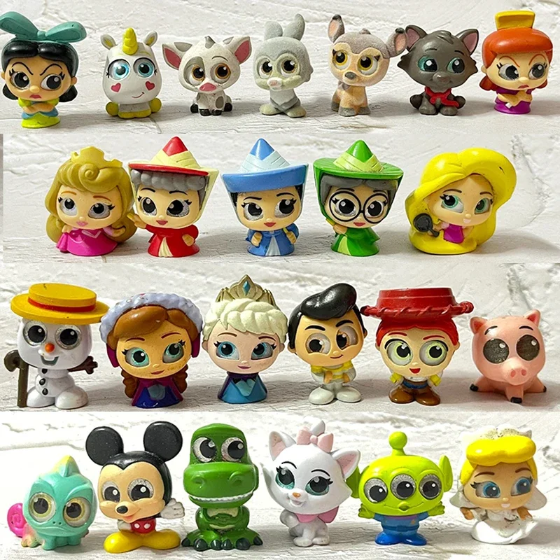 5pcs/set Random Doorables Glass Eyes Blind Box Collectibles Rare Dolls Figurines Cartoon Action Figures Children Birthday Gifts