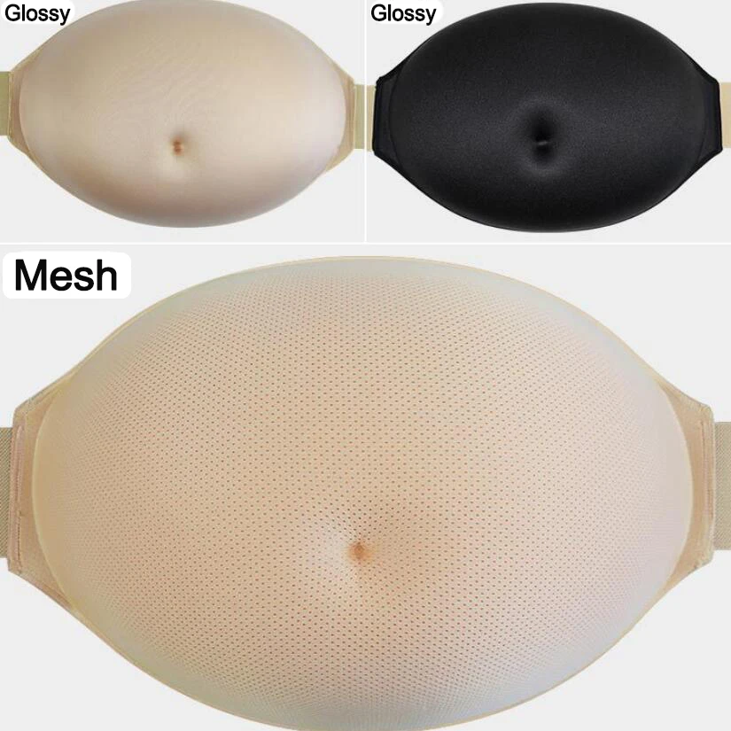 Artificial Fake Belly Prosthesis Sponge Pregnancy Light Breathable Fake Belly Pregnant Surrogacy for Male and Female Actors