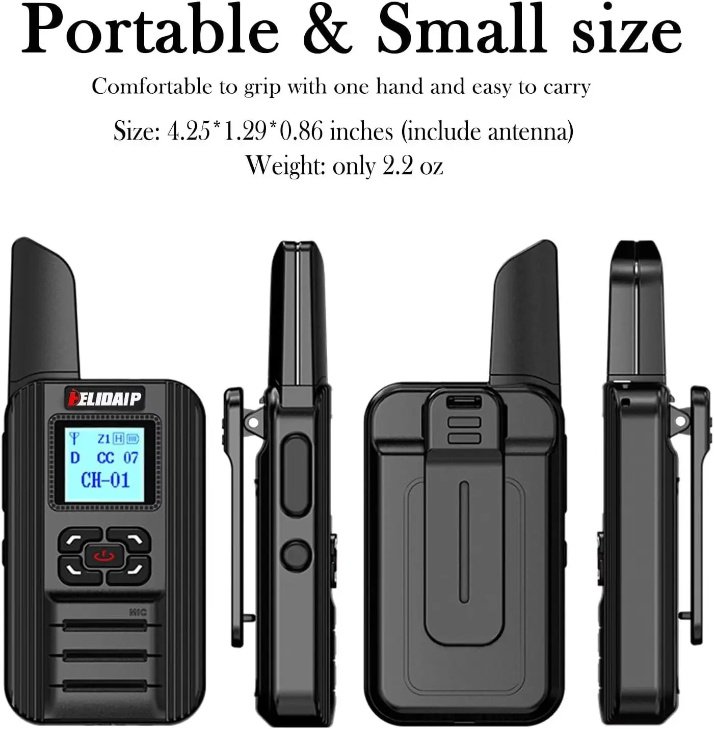 2W DMR Mini Walkie Talkie, Adapted to Motorola HYT, Two Way Radio UHF 400-470MHZ