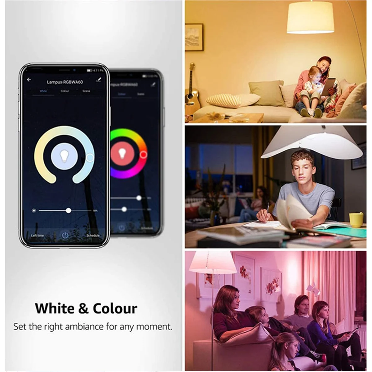 ONCE Tuya Zigbee Smart LED Light 15W E27 Smart Bulb Voice Control Bulb Compatible with for Alexa and Home Dimmable