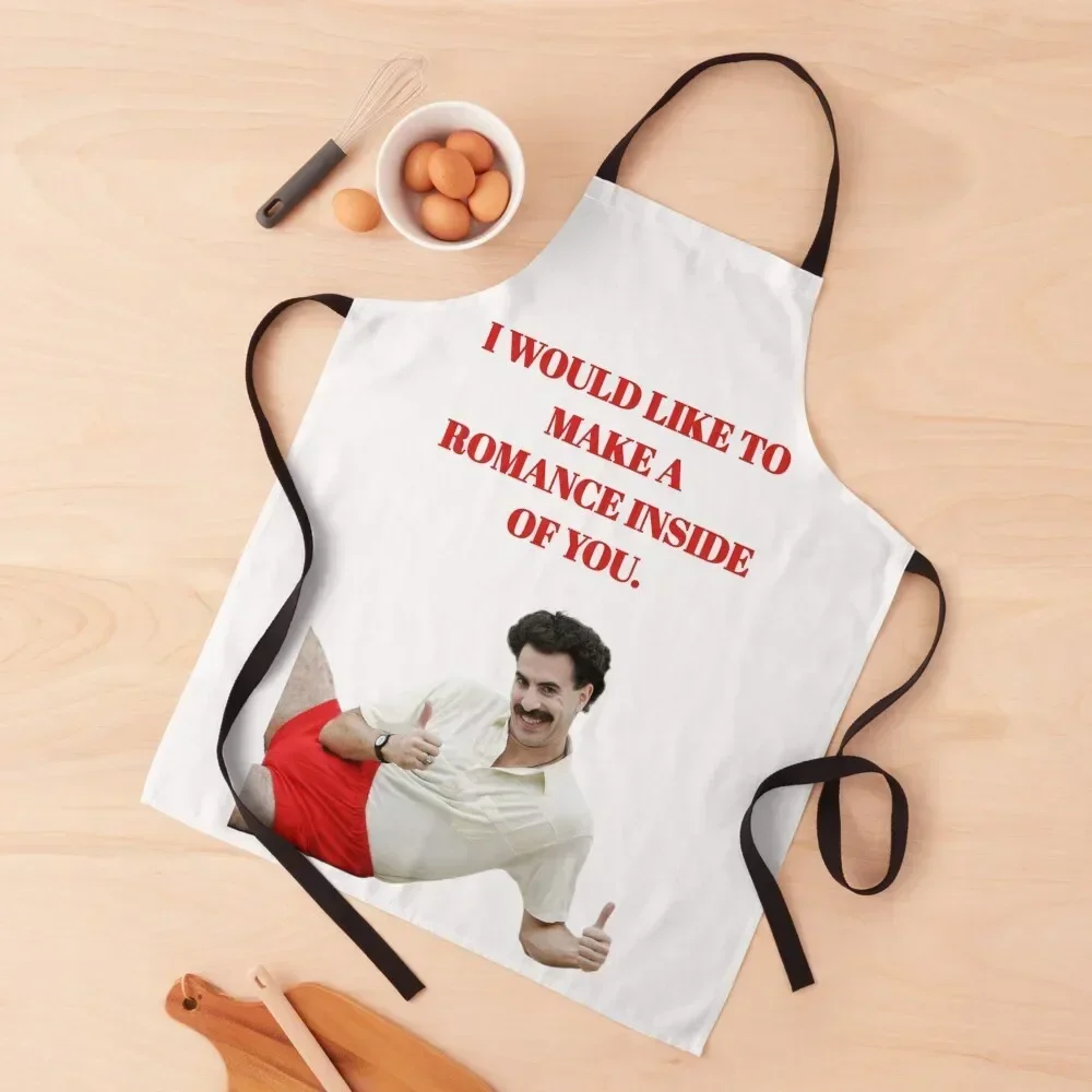 

Borat, Birthday, Anniversary, Valentines day, Love, Romance cards & gifts Apron Men's Kitchen Woman Kitchen Kitchens Woman Apron
