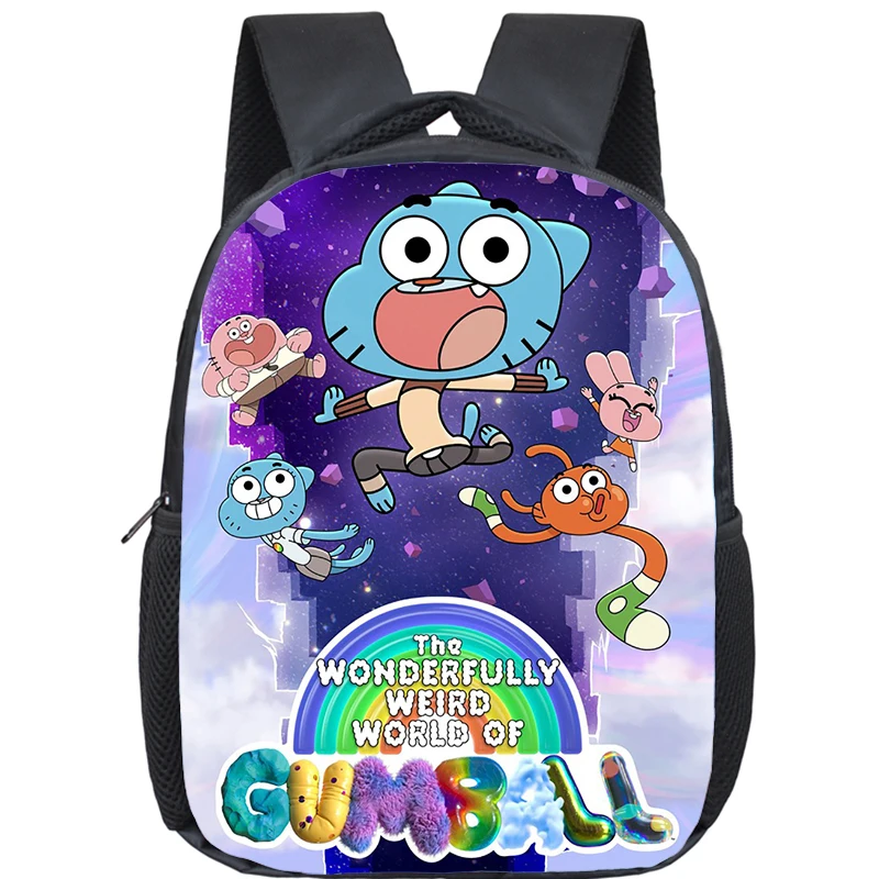 The Amazing World of Gumball Backpack for Boys Girls Kindergarten School Bags Children Cartoon Rucksack Kids Orthopedic Bookbags