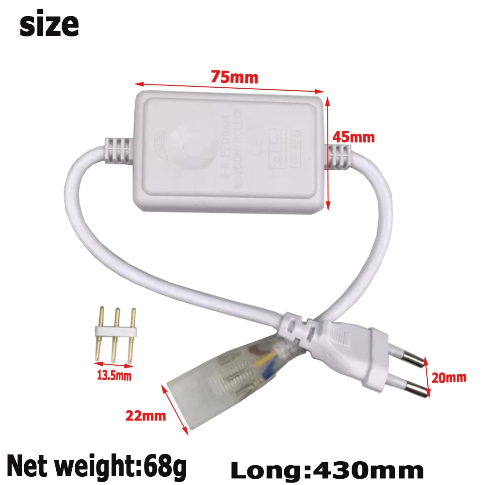 Colorful Running LED Lamp with Remote Control Plug-in Happy Horse Design Power Dimming Three-Color Changing LED Lolor-changing