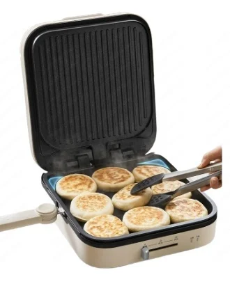 

Electric Pancake Pan BBQ Machine Household Double-Sided Heating Pancake Pan Upgraded Multifunctional Steak Pancakes