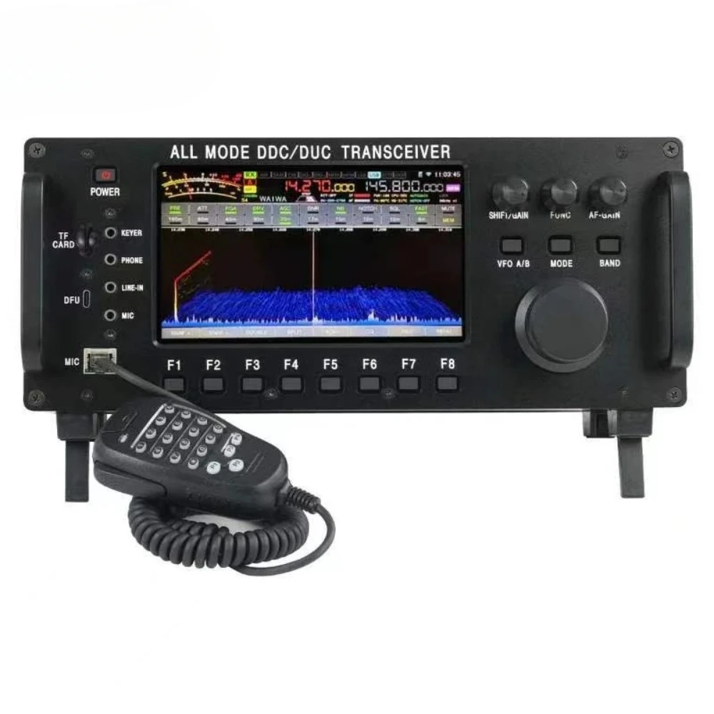 

ZT7500 SDR Short Wave Transiver HF LF 6M VHF UHF DDC DUC All Mode Mobile Radio 100W 0-750MHZ Reive Touch Screen