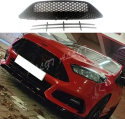 Front Bumper Grill Upper Lower Grille Fit For Ford Focus ST 2015 2016 2017 2018 American Version