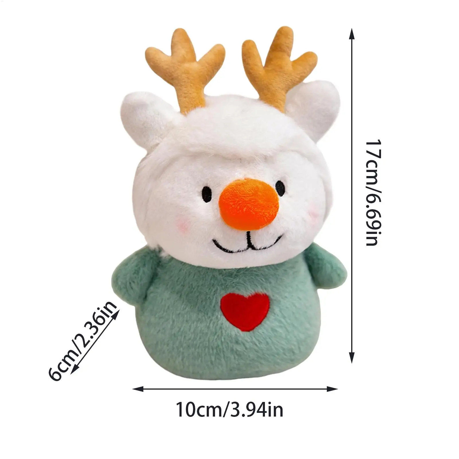 عيد الميلاد الرنة لعبة لينة دمية الدعامة الرنة محشوة الحيوان للداخلية المنزل غرفة نوم أريكة الطابق الاطفال الأصدقاء الأسرة