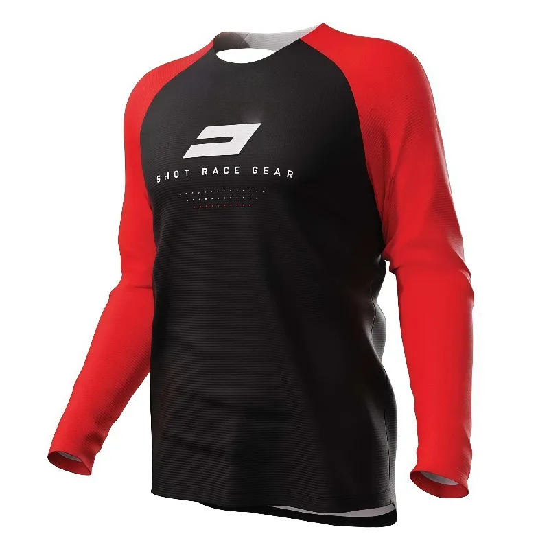 Motorcycle Riding Long Sleeve T Shirt with 3D Print Design Quick Dry Technology for Enhanced Comfort