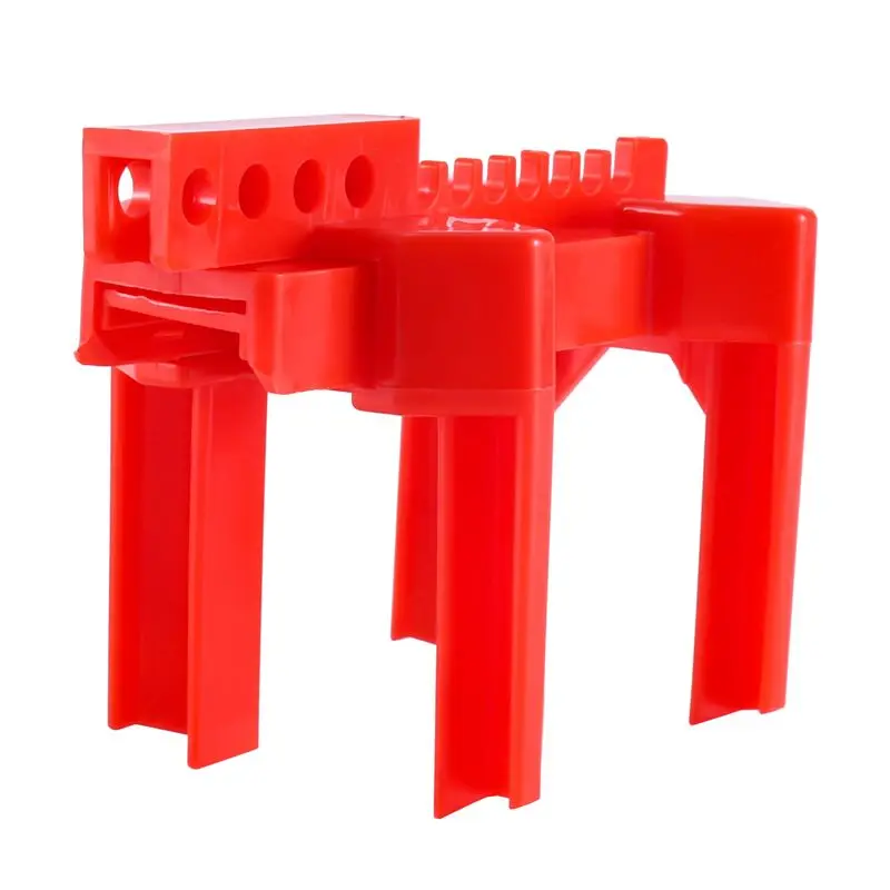 

ABHZ-Ball Valve Locking, Adjustable Ball Valve Locking Device, Small, For 1/2Inch-2-1/2Inch Outer Pipe Diameter, Red