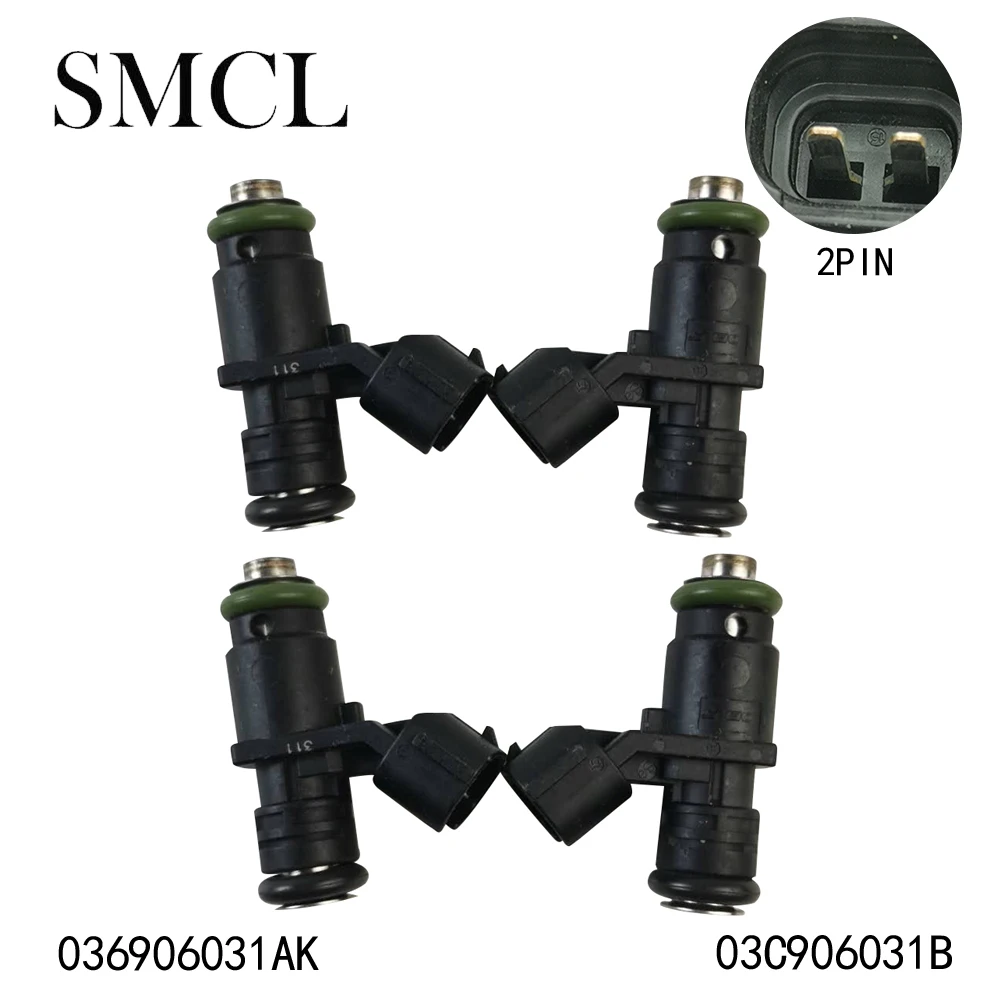 

036906031AK 03C906031B 4Pcs fuel spray nozzle For VW Polo 2011-2019 Skoda Fabia 2008-2015