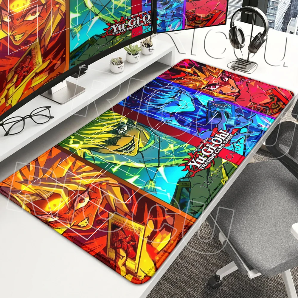 Playmat Yu-Gi-Oh Card Desk Mat Stitched Edge Board Game HD Printing Gaming Accessories Mouse Carpet Trading Card Gaming Desk Mat