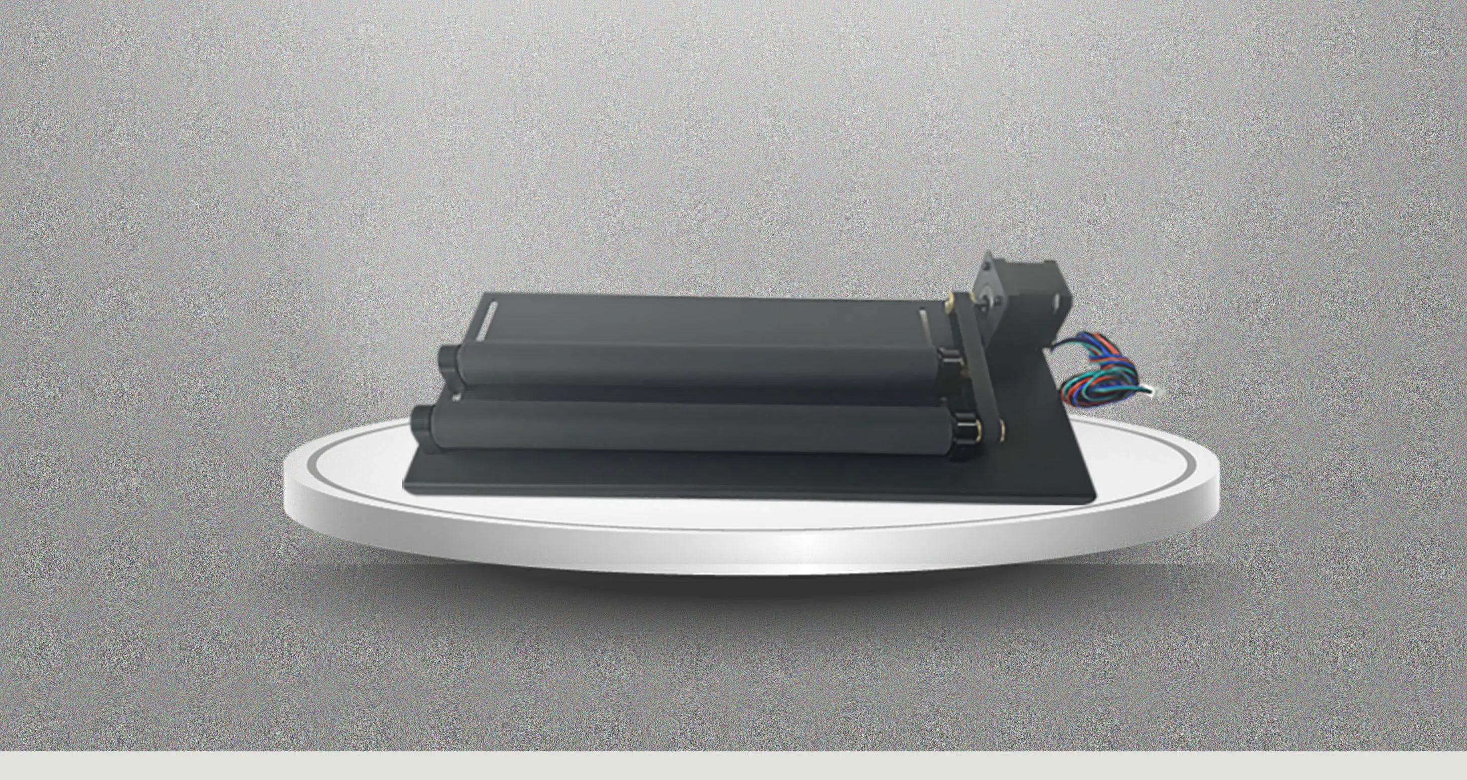 Rotary attachment for laser engraving machines, suitable for the rotary table shaft of cylindrical products