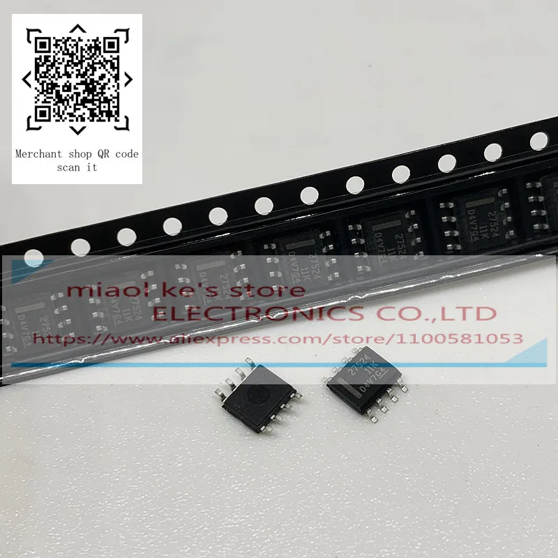 [10pcs]100%New original: UCC27524DR Mark: 27524 - IC GATE DRVR LOW-SIDE 8SOIC